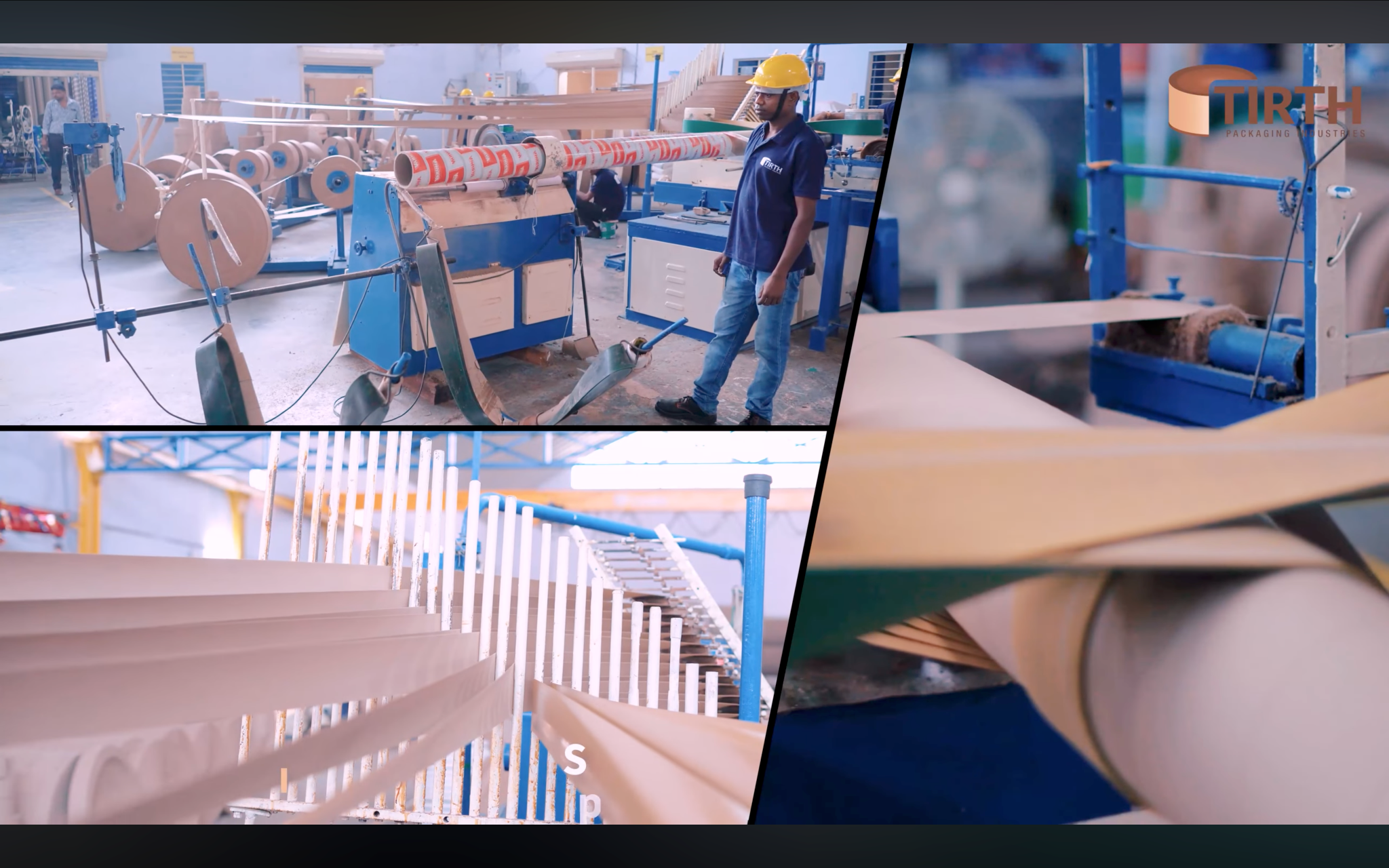 Paper tube production line